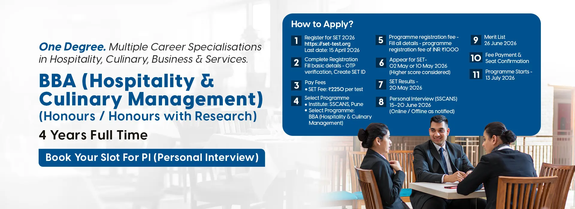 bba culinary arts & Hospitality management